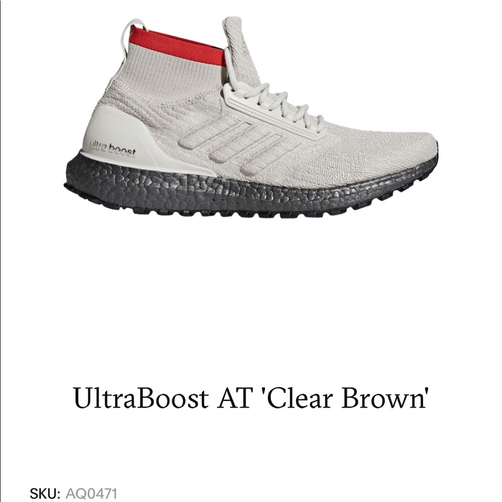 NWT Adidas Ultraboost All Terrain - Clear Brown